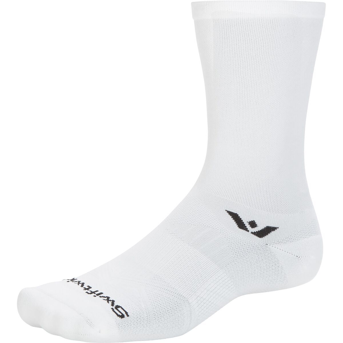 Image of Swiftwick Aspire Crew Sock Circuit White, XL