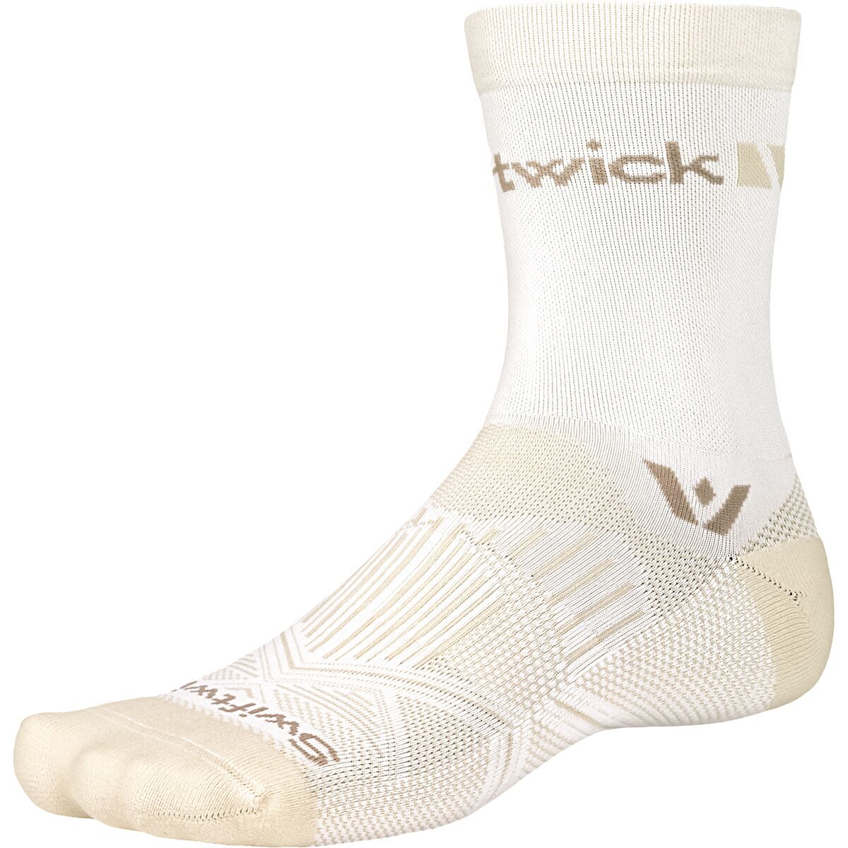 Image of Swiftwick Aspire Mid-Crew Sock Oatmeal Tan, XL