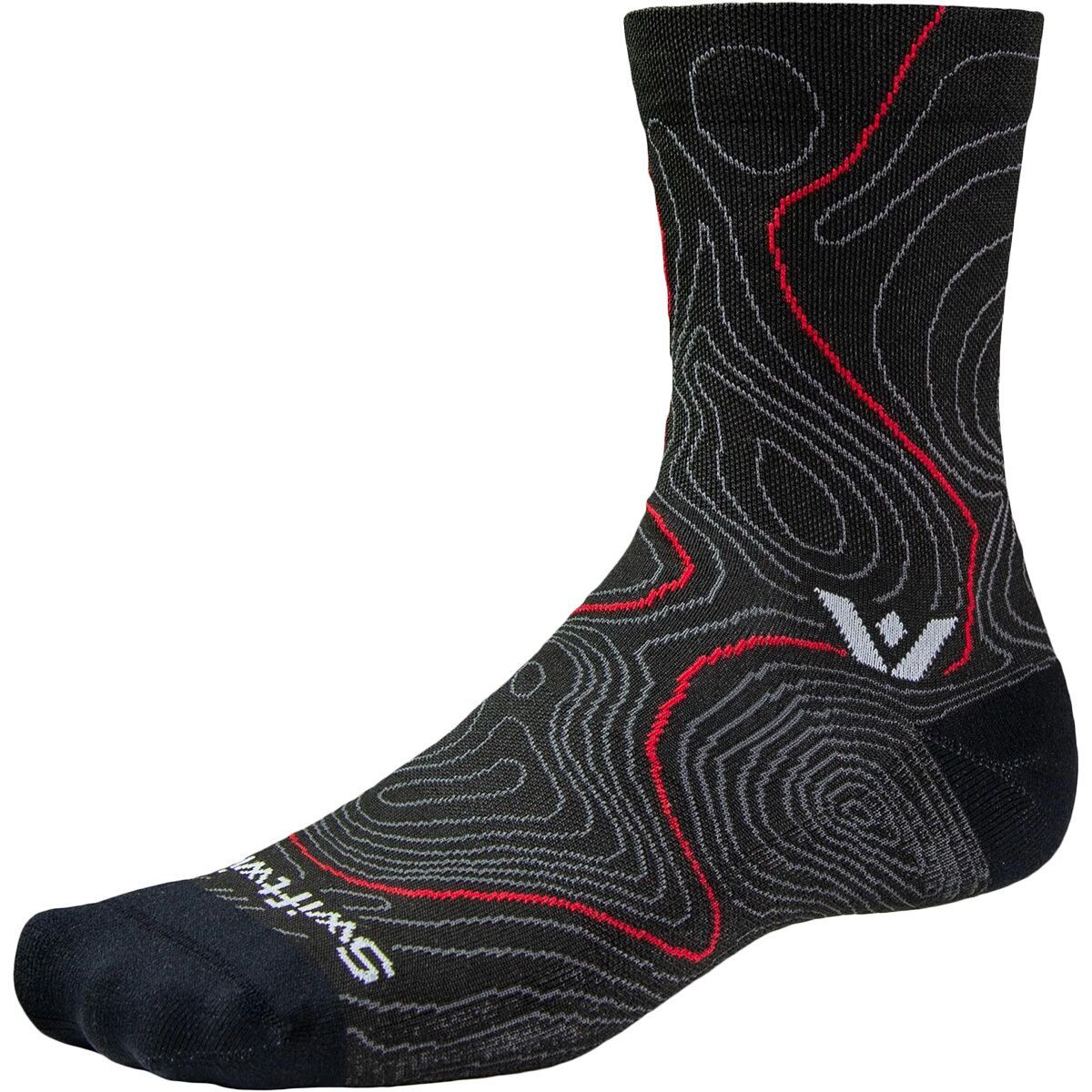 Image of Swiftwick Vision Mid-Crew Sock LE Stay the Course, L/XL