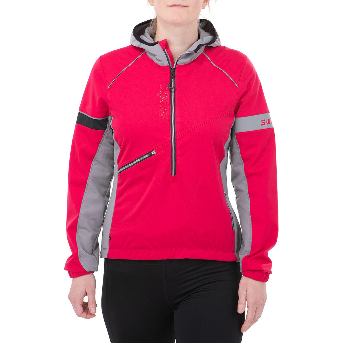Image of Swix Nybo Pullover Jacket - Women's Geranium, XS