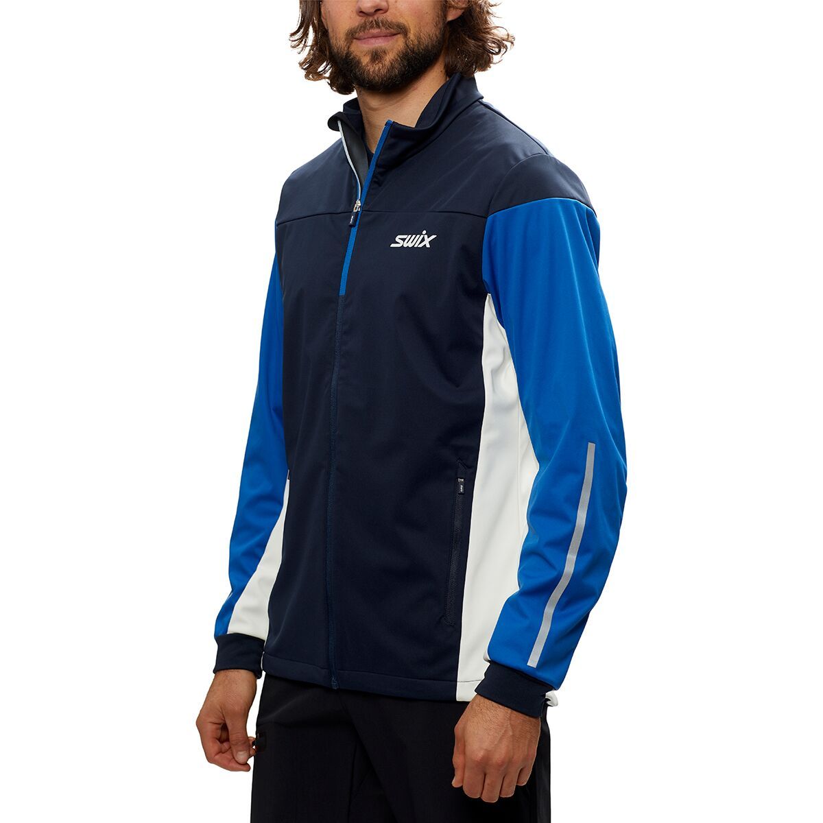 Swix Cross Jacket - Men's Dark Navy/Olympian Blue, L