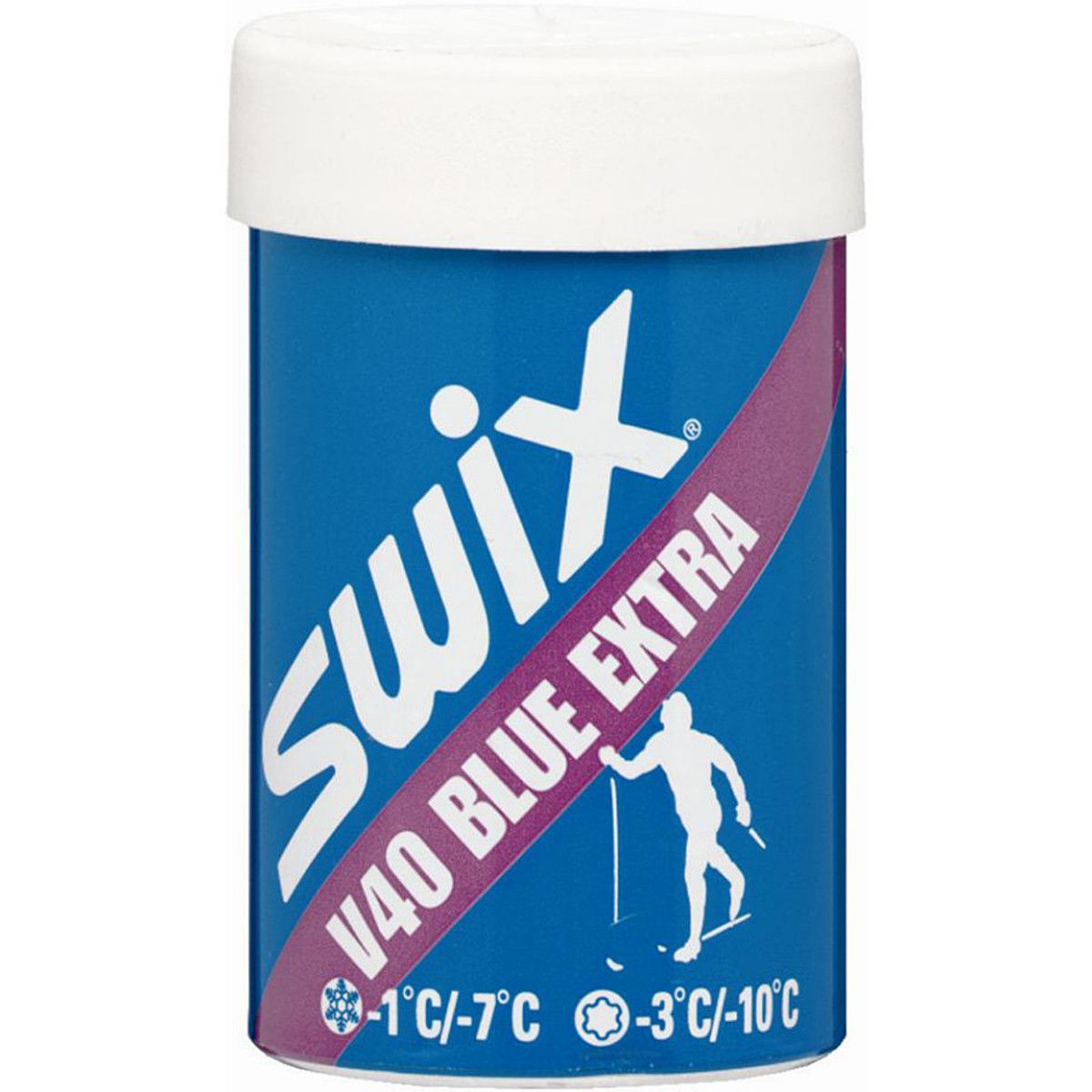 Image of Swix V-Line Hard Kick Wax Blue Extra/V40, 45g