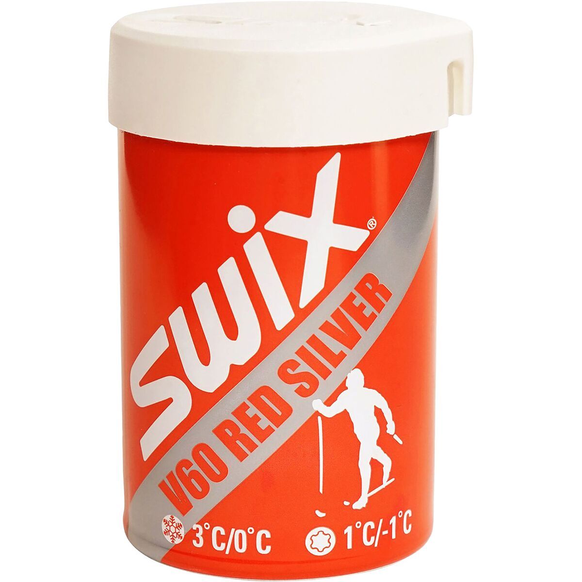 Image of Swix V-Line Hard Kick Wax Red Silver/V60, 45g