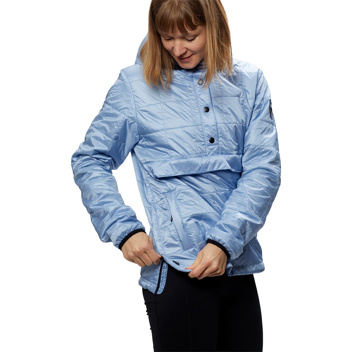 Image of Swix Mayen Pull Over Quilted Jacket - Women's Cashmere Blue, S