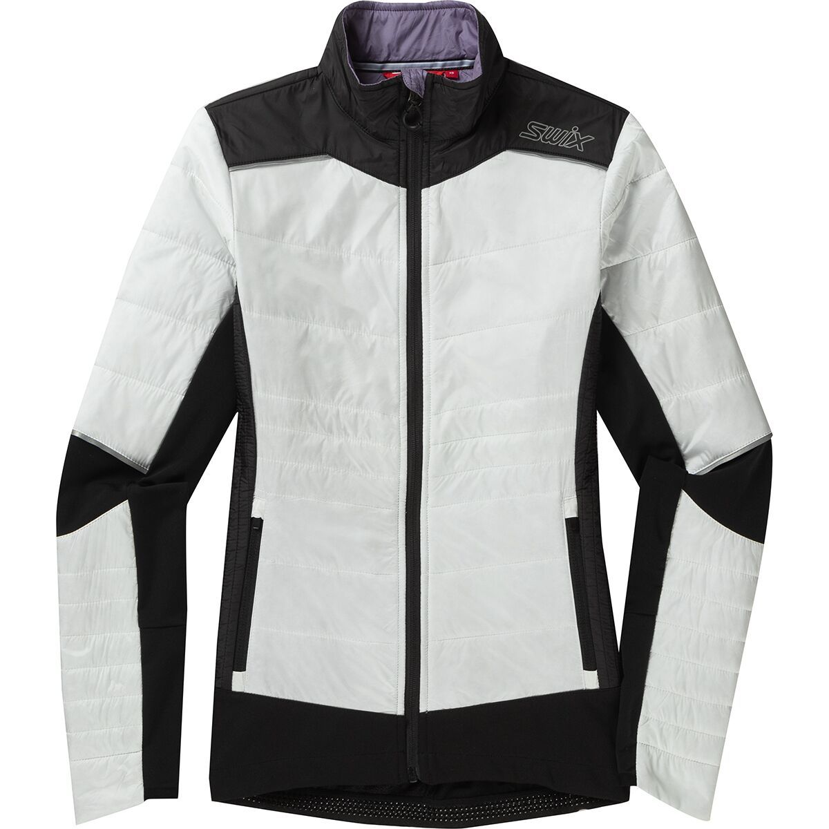 Swix Navado Hybrid Jacket - Women's Snow White/Lining/Lavender, XS
