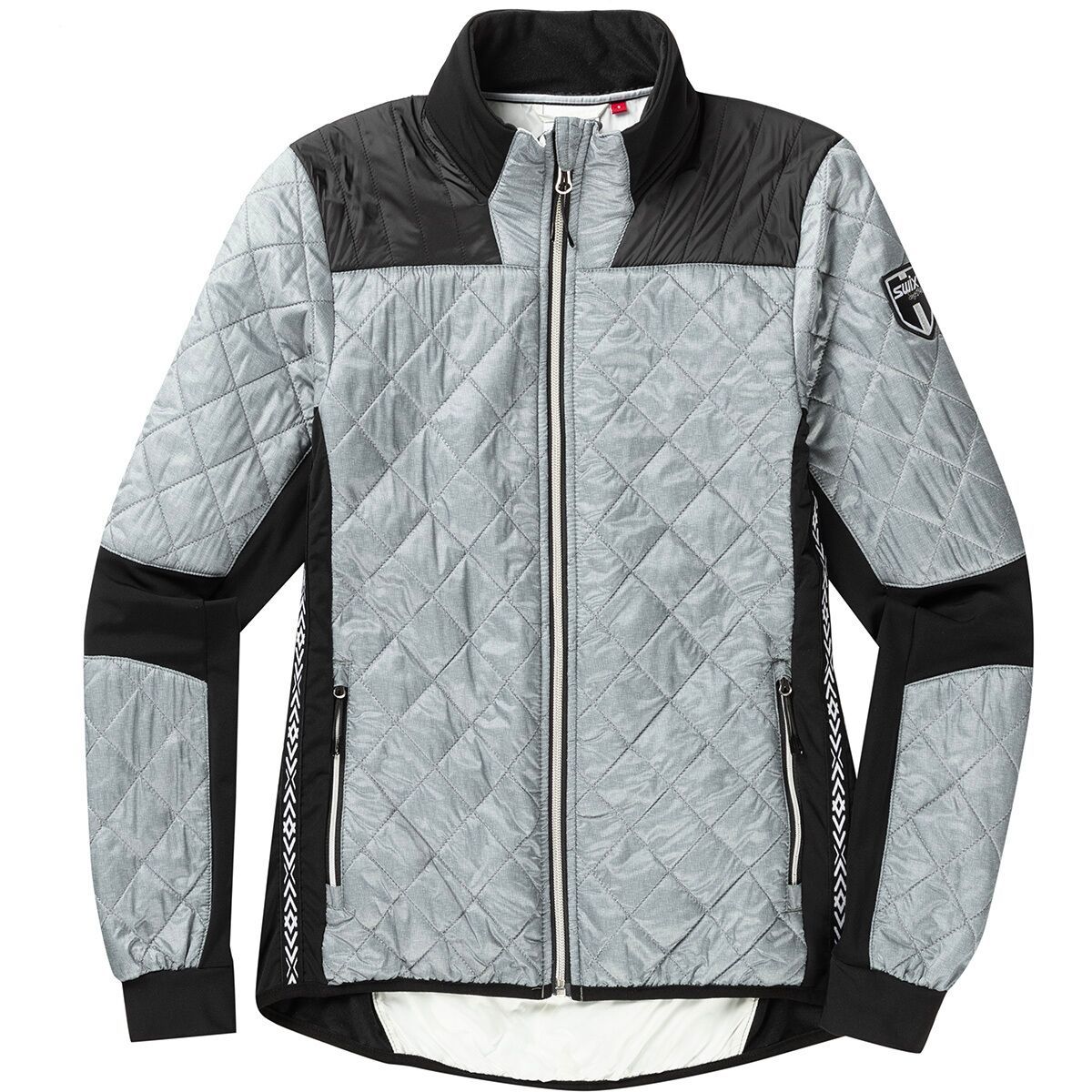 Swix Mayen Quilted Jacket - Women's Light Grey Melange, L