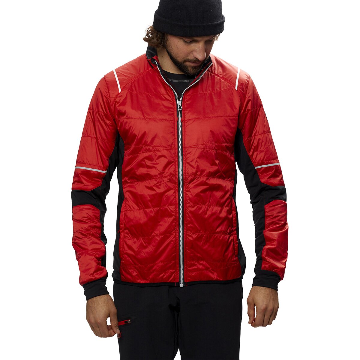Image of Swix Mayen Quilted Jacket - Men's Fire Red, S