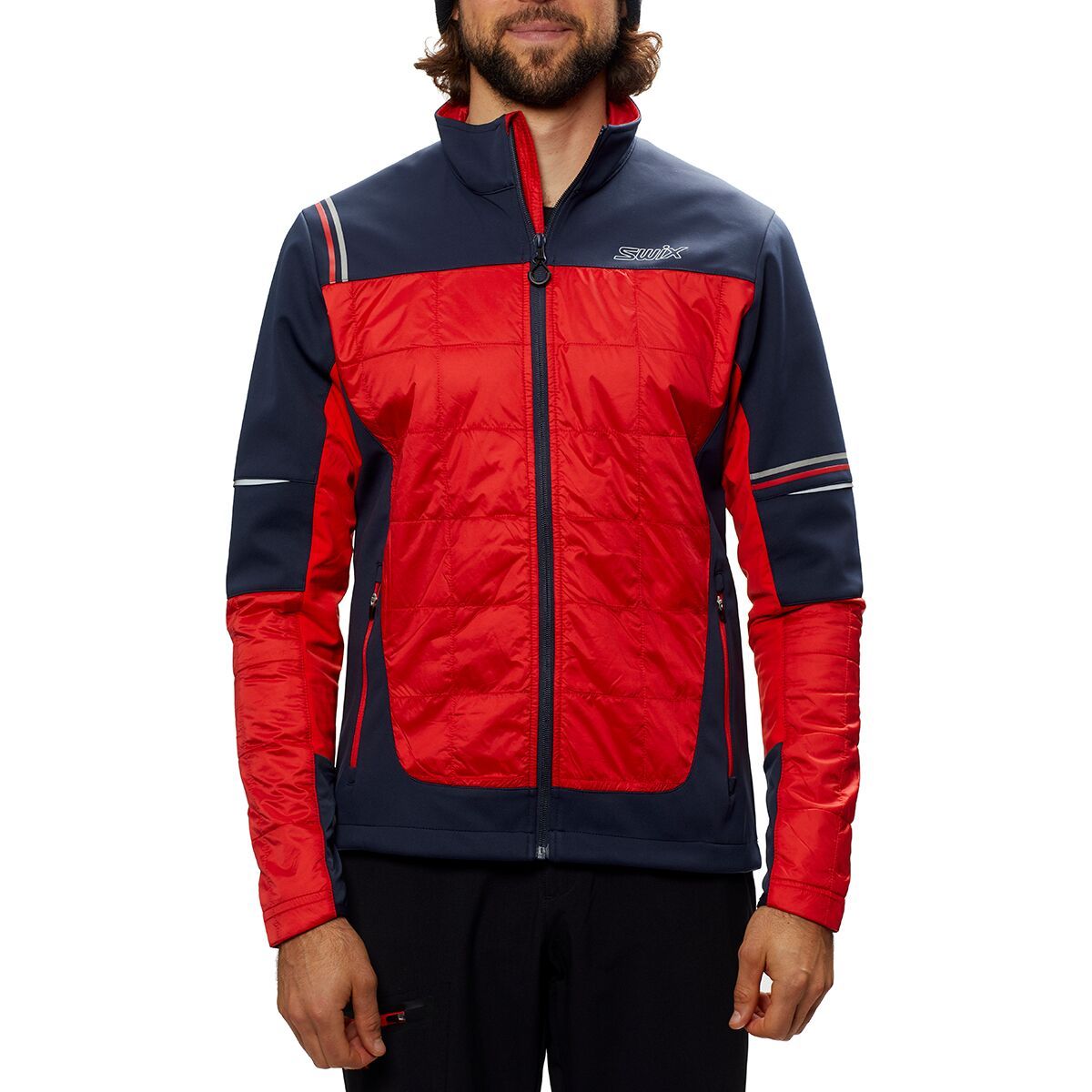Swix Navado Hybrid Jacket - Men's Fire Red, S