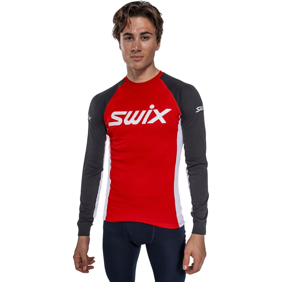 Swix RaceX Classic Long-Sleeve Top - Men's Swix Red/ Phantom, XL