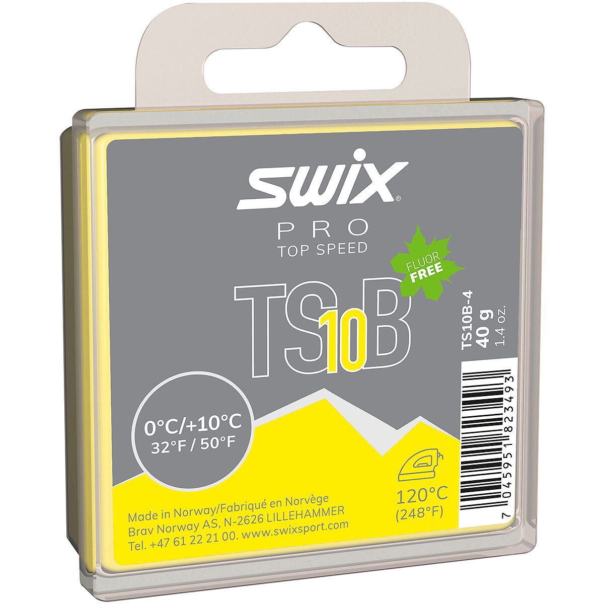 Image of Swix Top Speed Wax TS10 Black, 40g