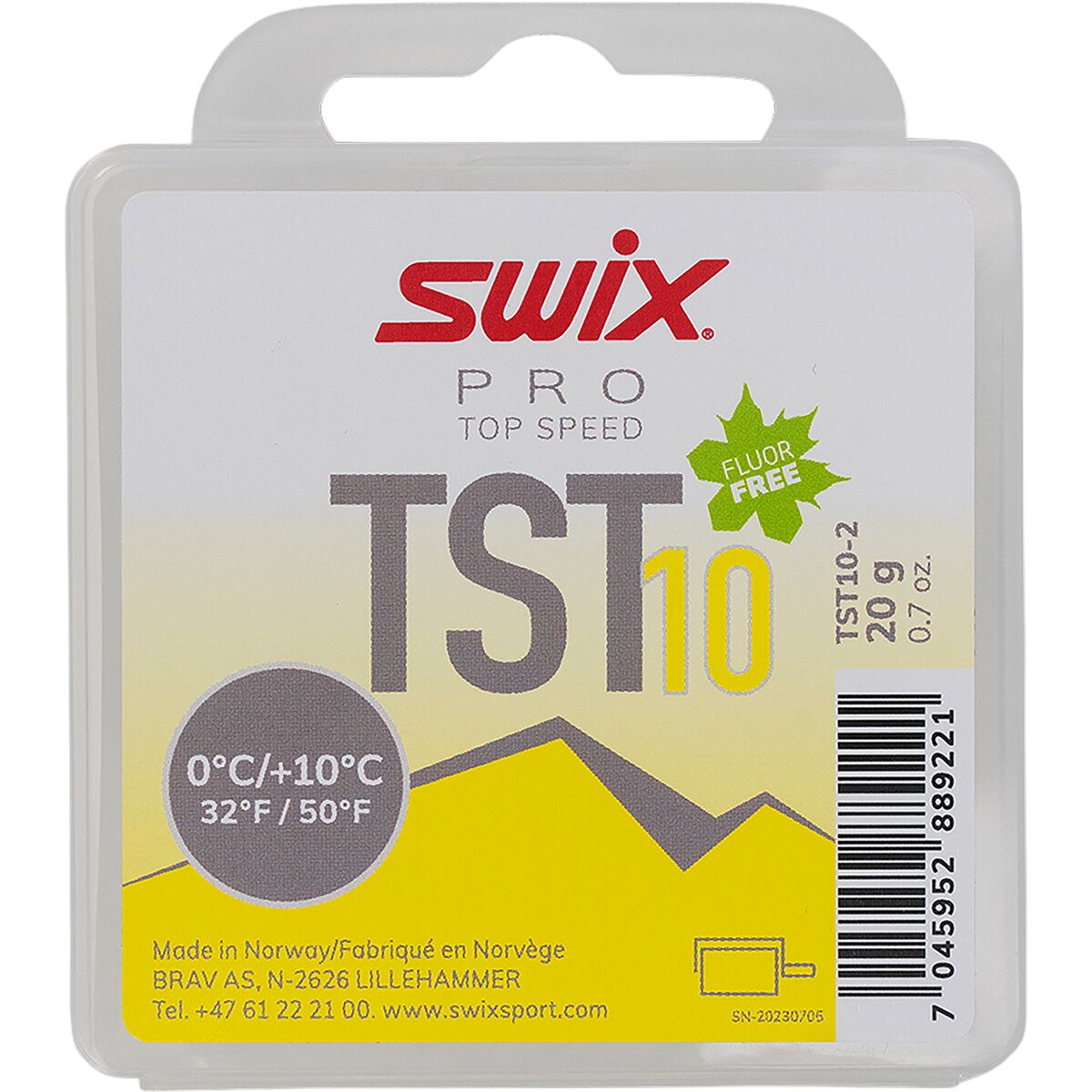 Image of Swix Top Speed Wax TS10 Turbo Yellow, 20g