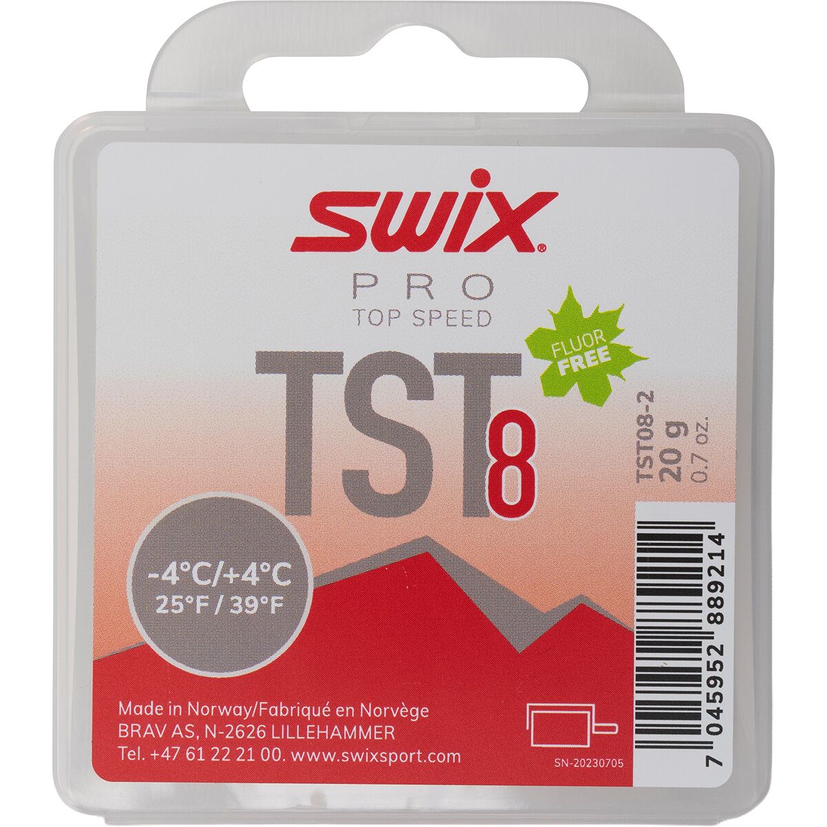 Image of Swix Top Speed Wax TS8 Turbo Red, 20g