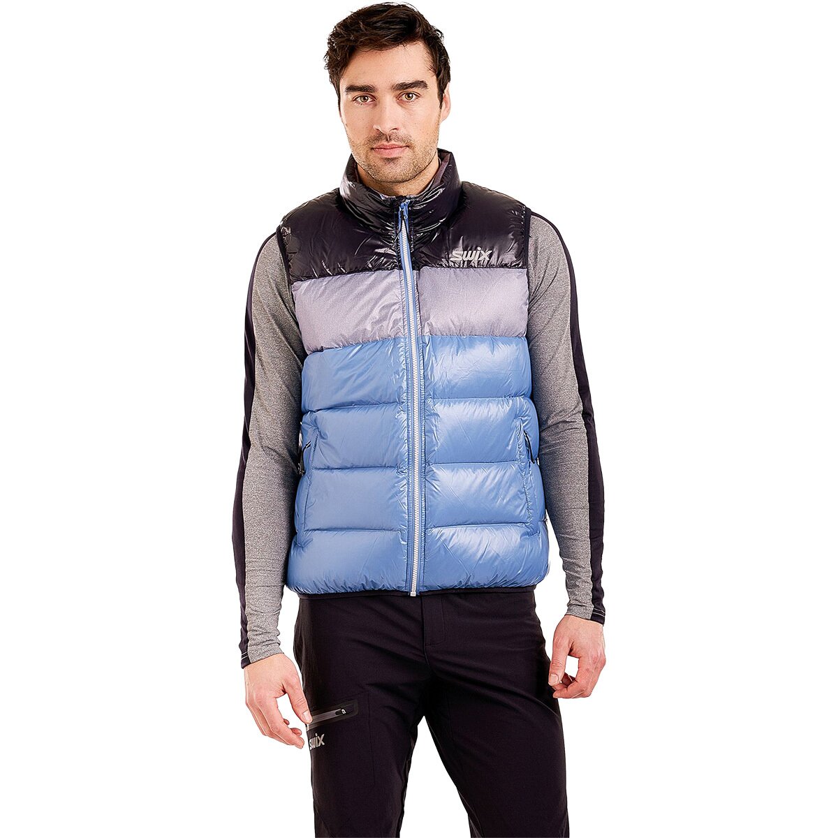 Image of Swix Nordland Quilted Vest - Men's Cadet, M