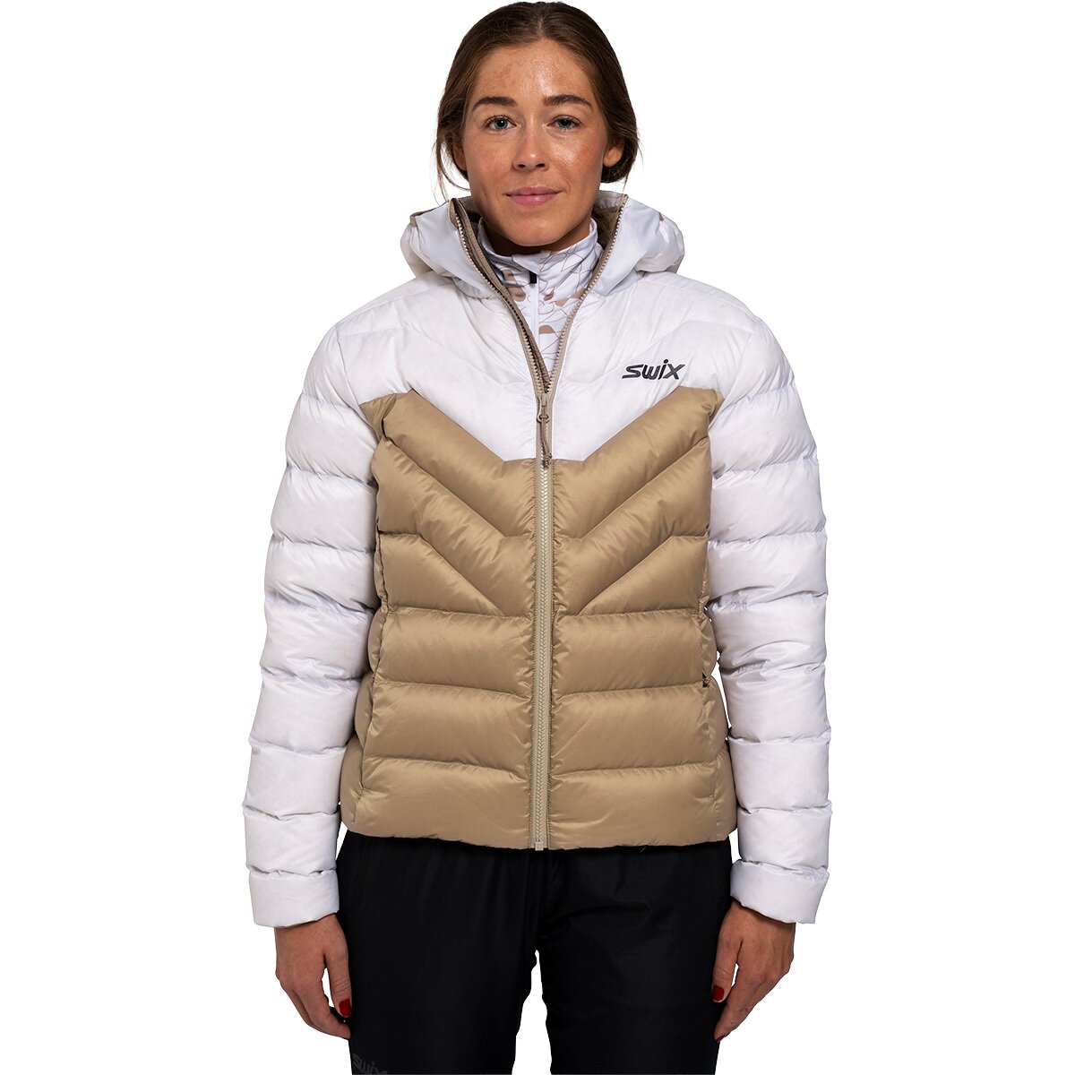 Image of Swix Infinity Down Jacket - Women's Bright White/Dune, M