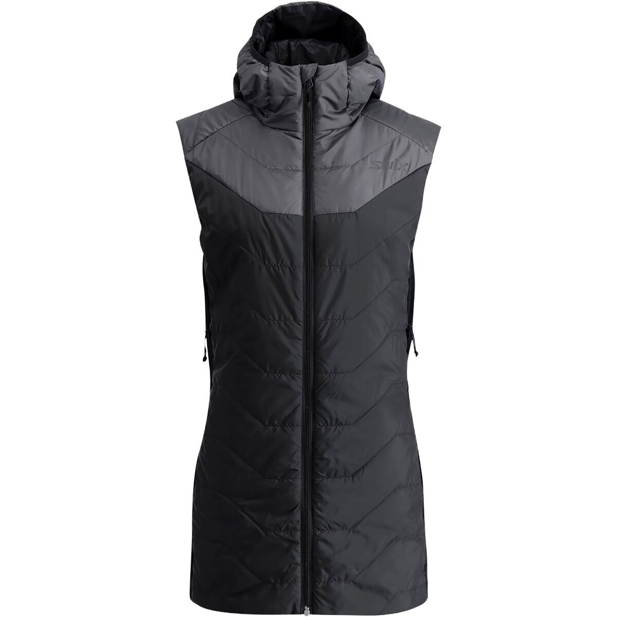 Image of Swix Infinity Insulated Long Vest - Women's Black/Magnet, L