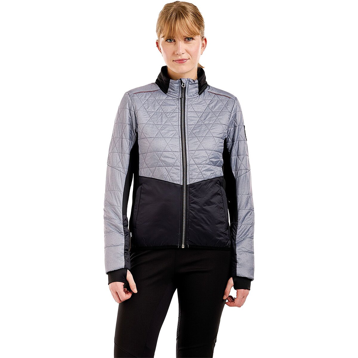 Image of Swix Mayen Quilted Jacket - Women's Light Grey Melange, S