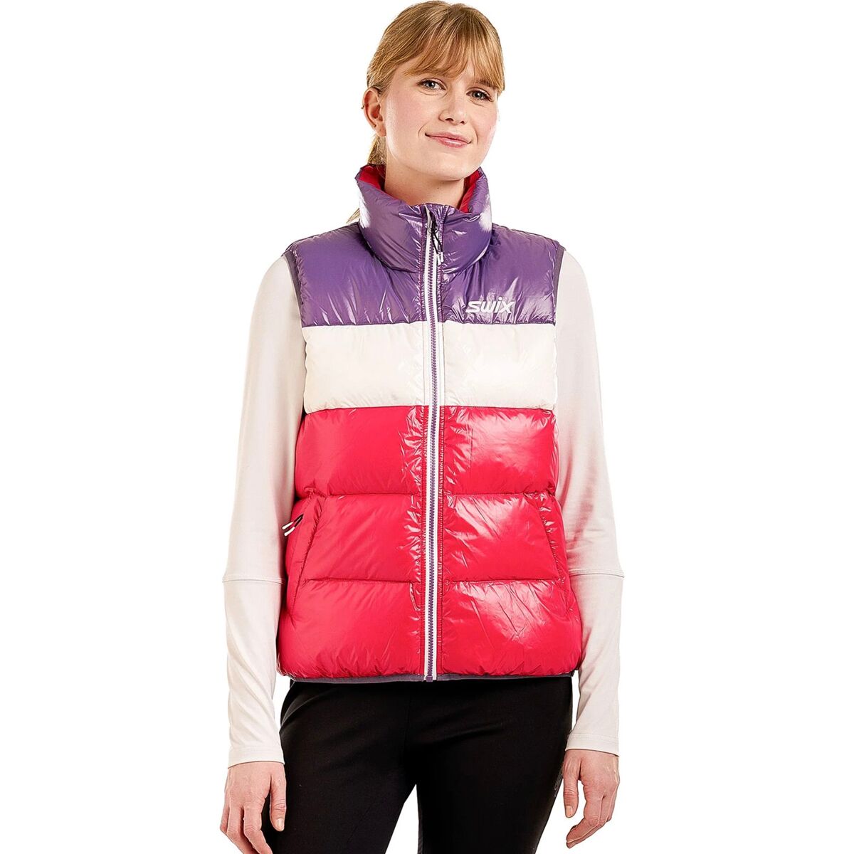 Image of Swix Nordland Light Down Vest - Women's Cerise, XL