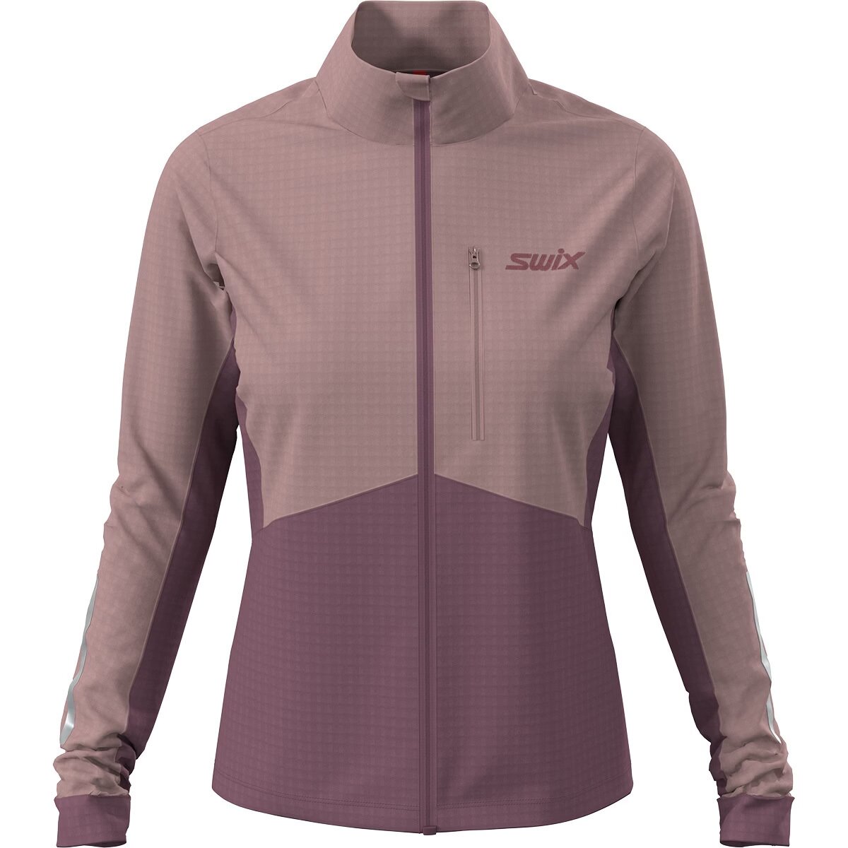Image of Swix Pace Hybrid Full-Zip Jacket - Women's Light Plum/Plum, M