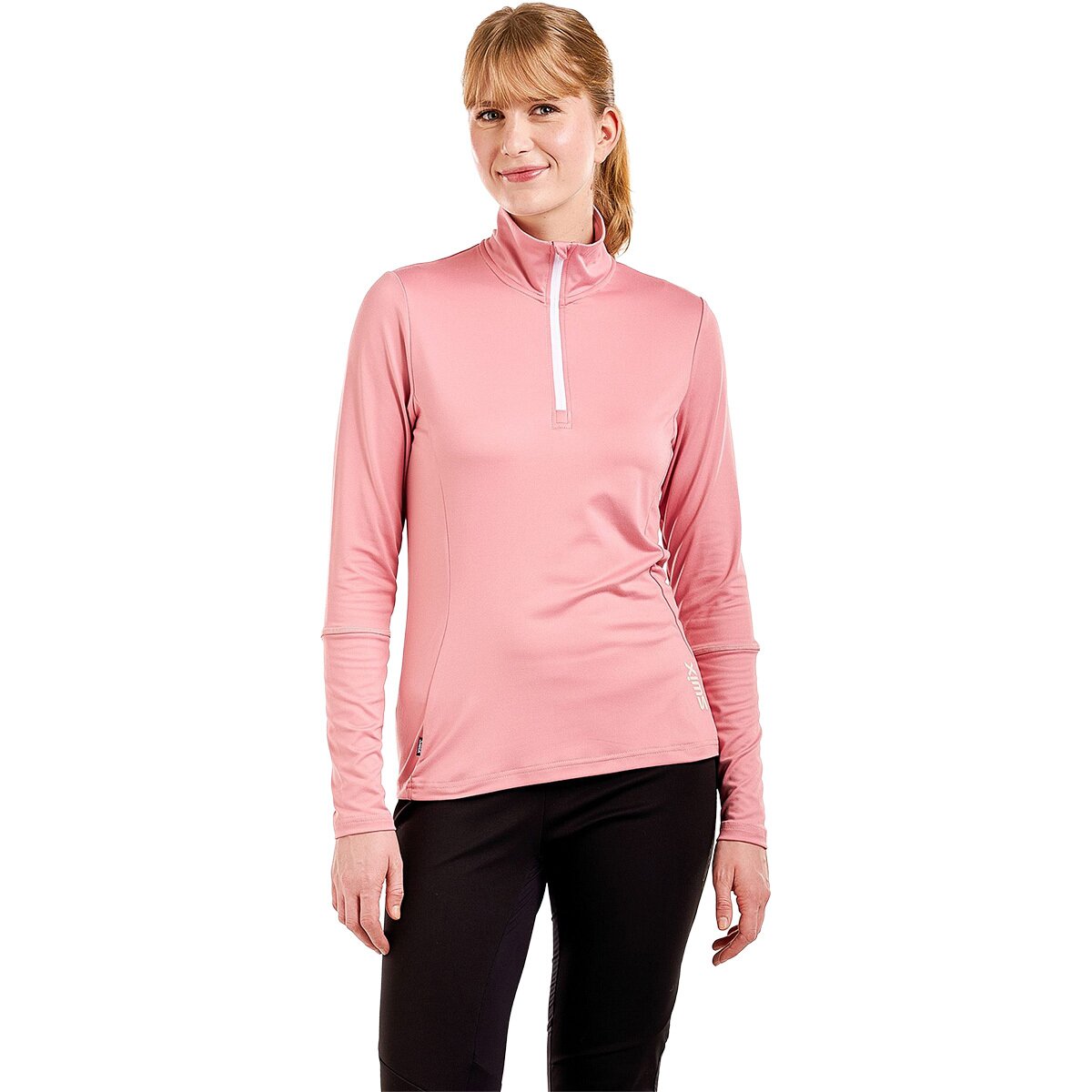 Image of Swix Tista 1/2-Zip Mid Layer Top - Women's Blush, XL