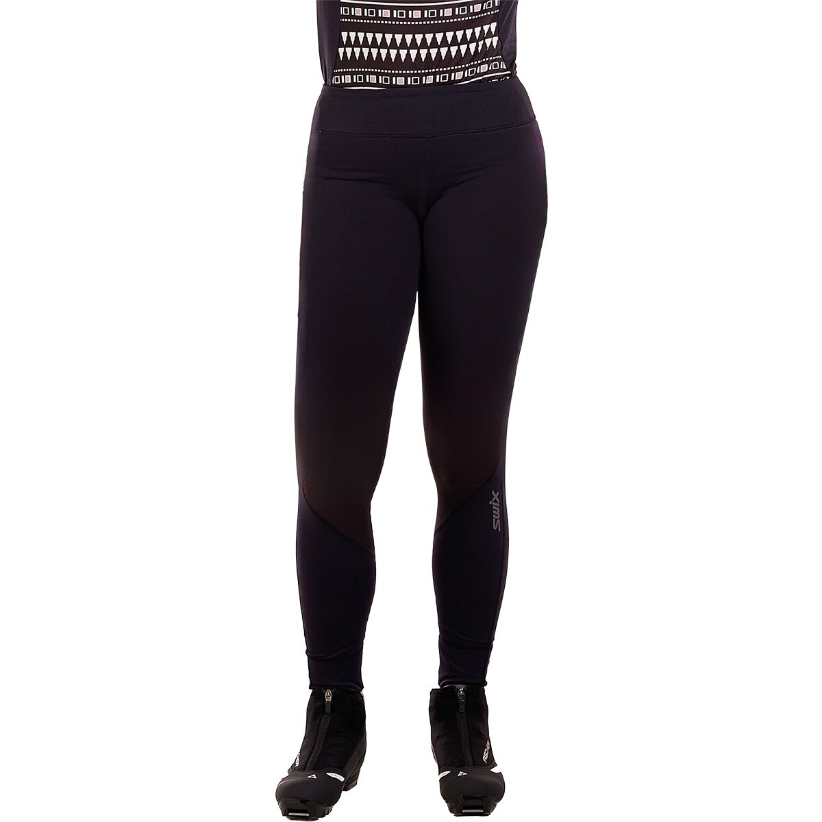 Image of Swix Tista Mid Layer Tight - Women's Black, L