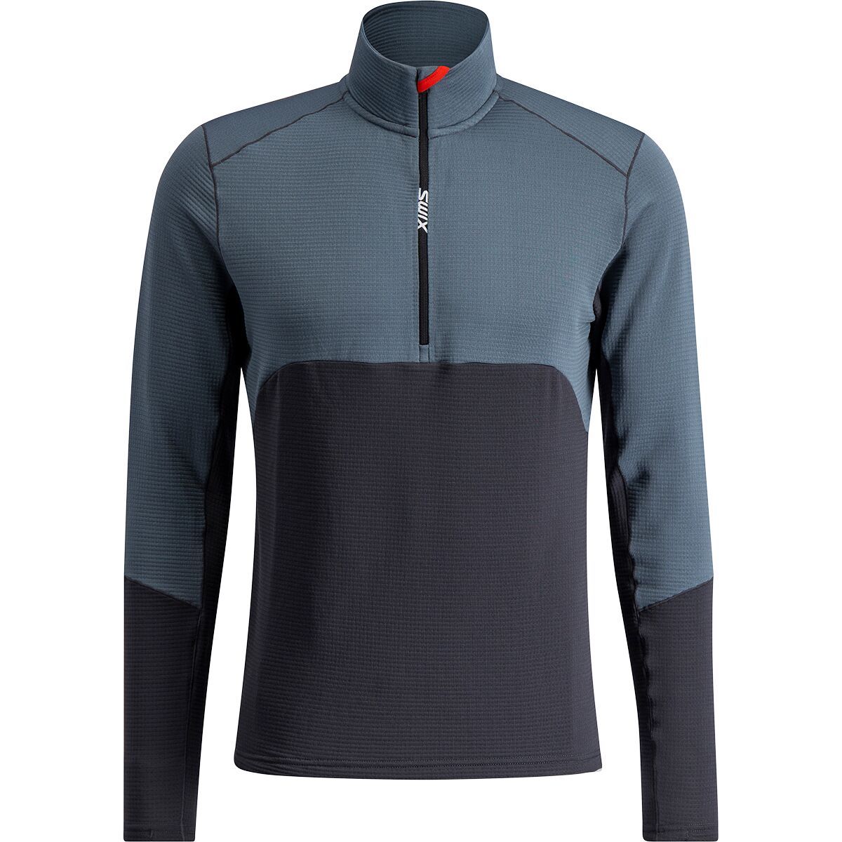 Image of Swix Heat Wool Long-Sleeve Top - Men's Stormy Weather, L