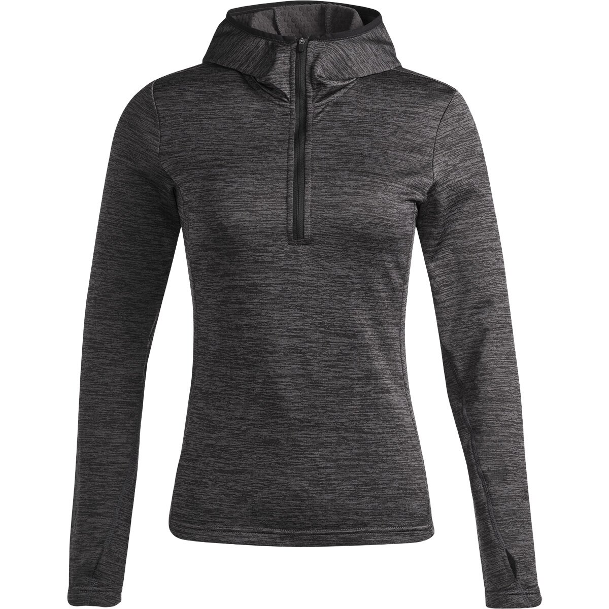 Image of Swix Tista Grid Full-Zip Hood Midlayer Top - Women's Magnet, XL