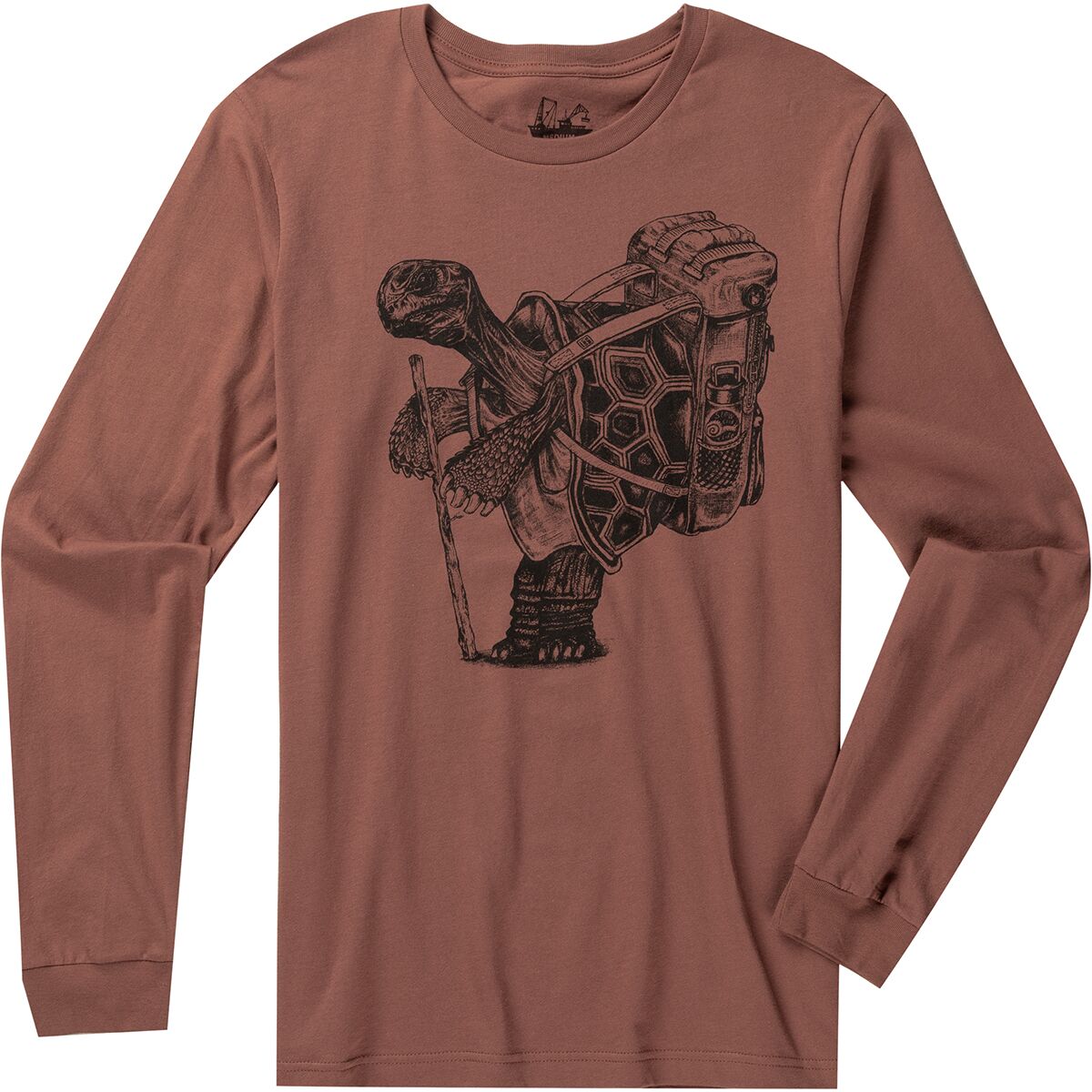 Hiking Tortoise Long-Sleeve T-Shirt - Men