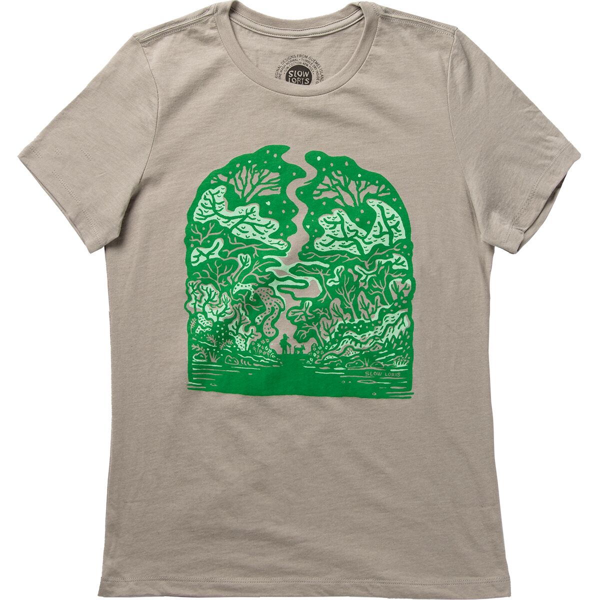 Slow Loris Trippy Forest Shirt - Women's