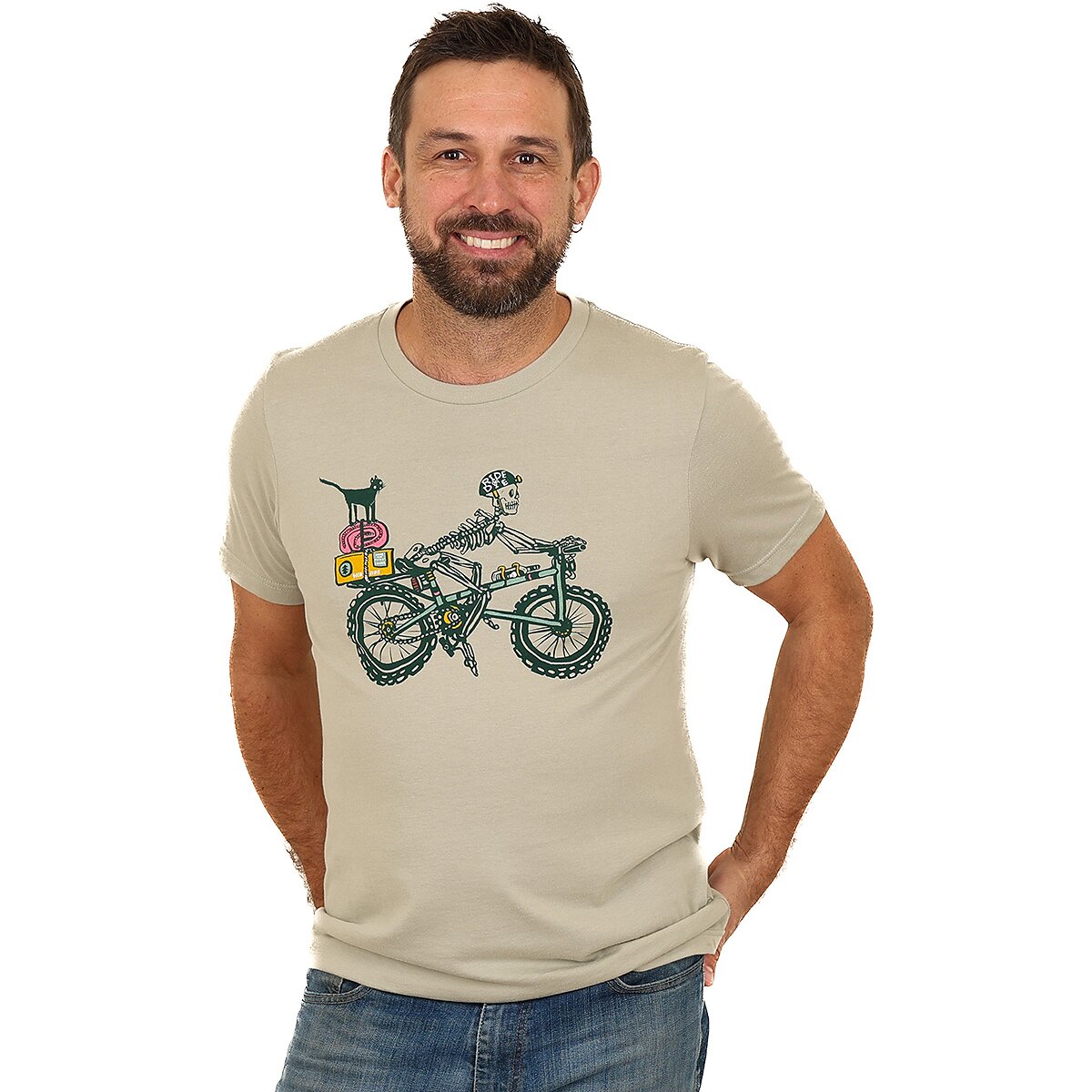 Image of Slow Loris Ride or Die T-Shirt Thyme, XL