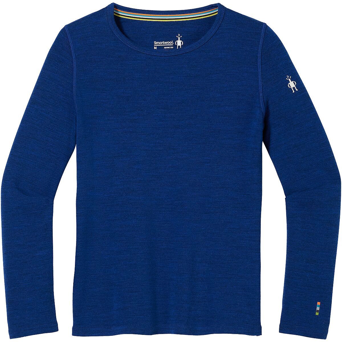 Smartwool Merino 250 Baselayer Crew Top - Kids' Blueberry Hill Heather, XXS