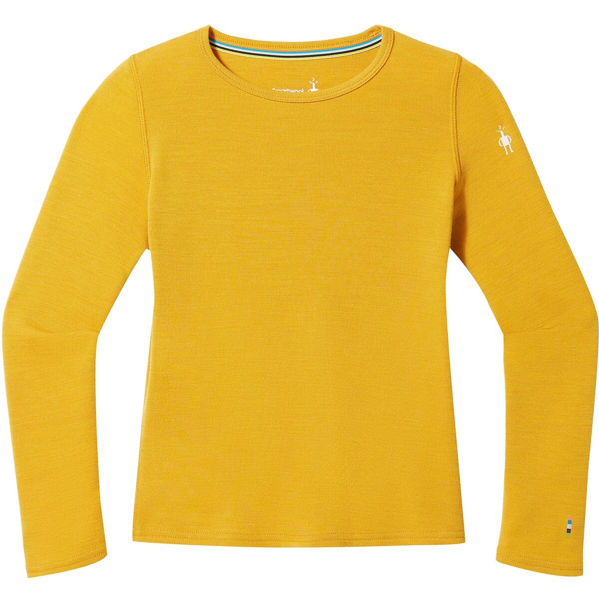 Smartwool Merino 250 Baselayer Crew Top - Kids' Honey Gold, M