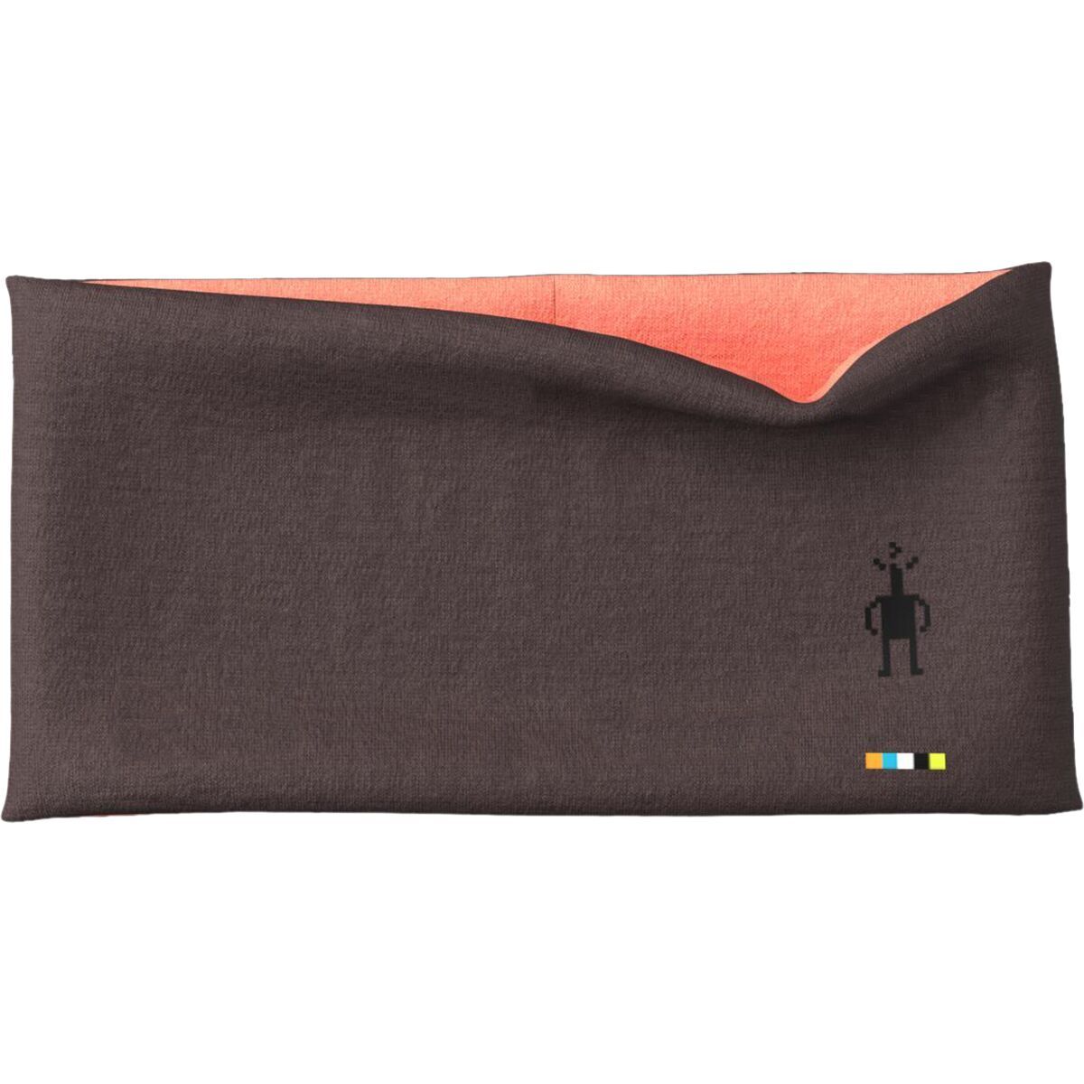 Smartwool Merino 250 Reversible Headband Mink/Coral Reef