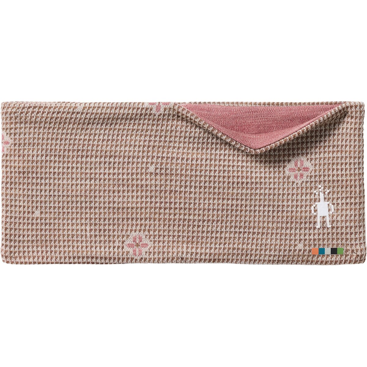 Image of Smartwool Merino 250 Reversible Headband Mocha Mini Meadow, One Size