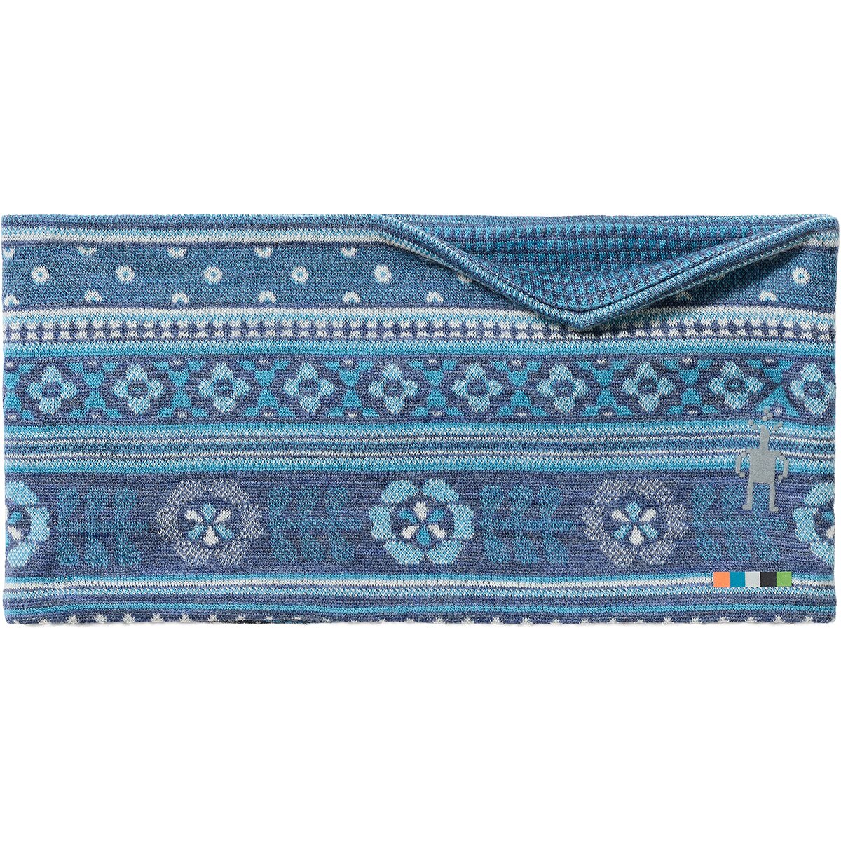 Image of Smartwool Merino 250 Reversible Headband Nightfall Fair Isle Fun, One Size