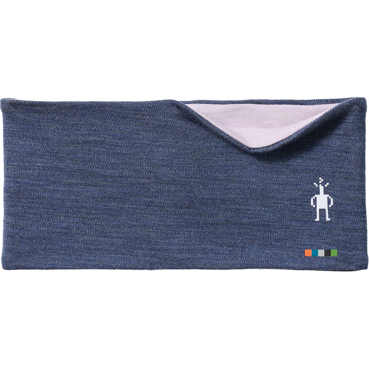 Image of Smartwool Merino 250 Reversible Headband Nightfall Blue Heather, One Size