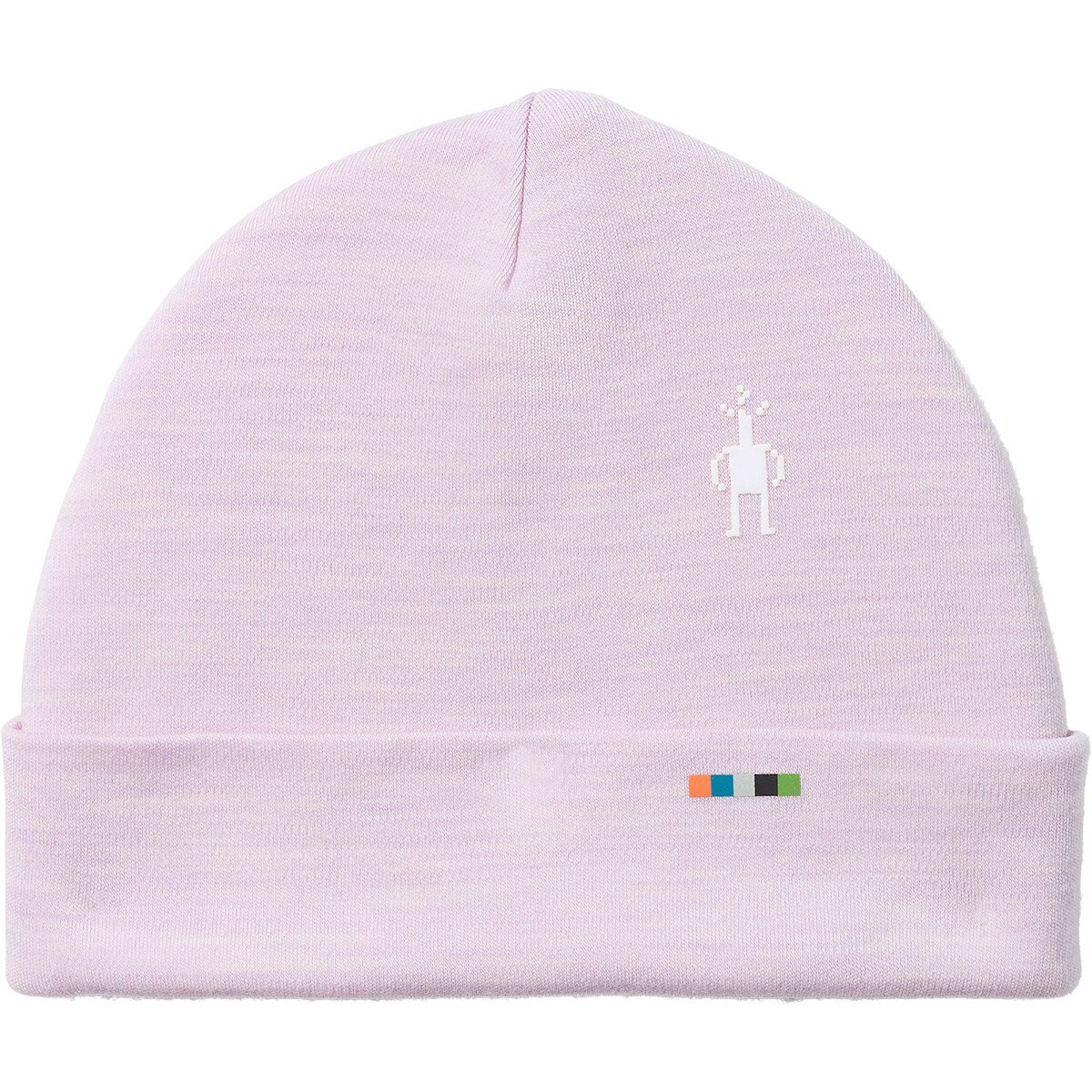 Image of Smartwool Merino 250 Reversible Pattern Cuffed Beanie - Kids' Lavender Sky Heather, S/M