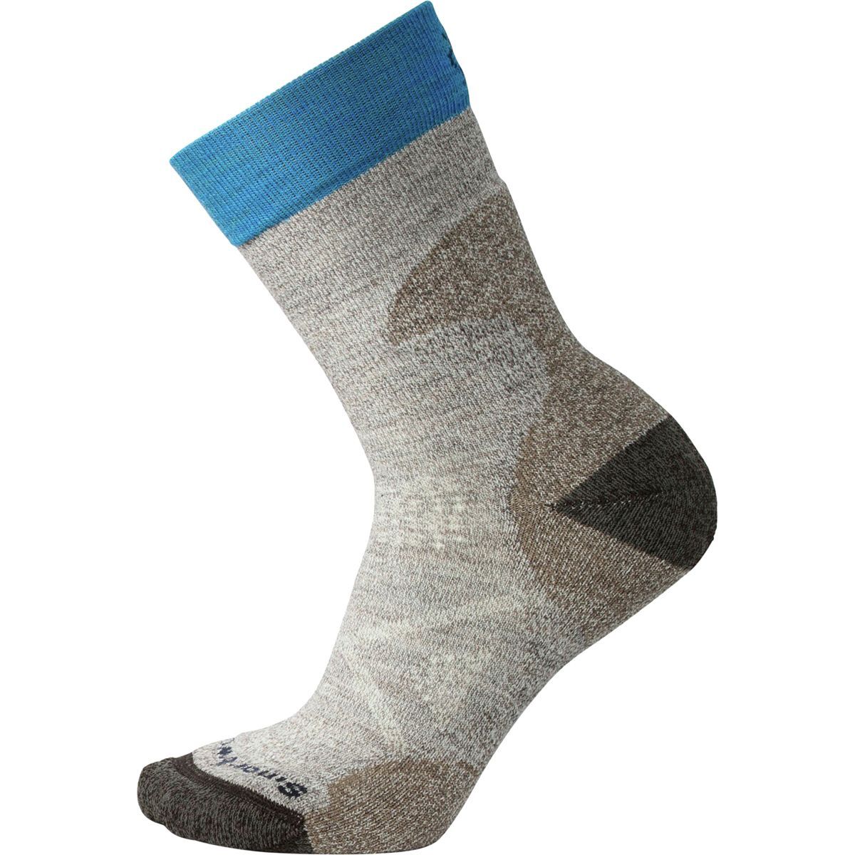 Smartwool Mens PhD Outdoor Light Crew Taupe socks M Taupe