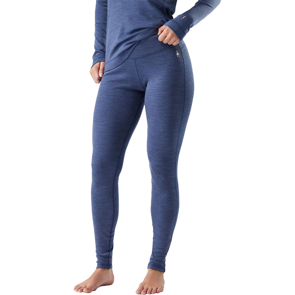 Image of Smartwool Classic Thermal Merino Baselayer Bottom - Women's Nightfall Blue Heather, M
