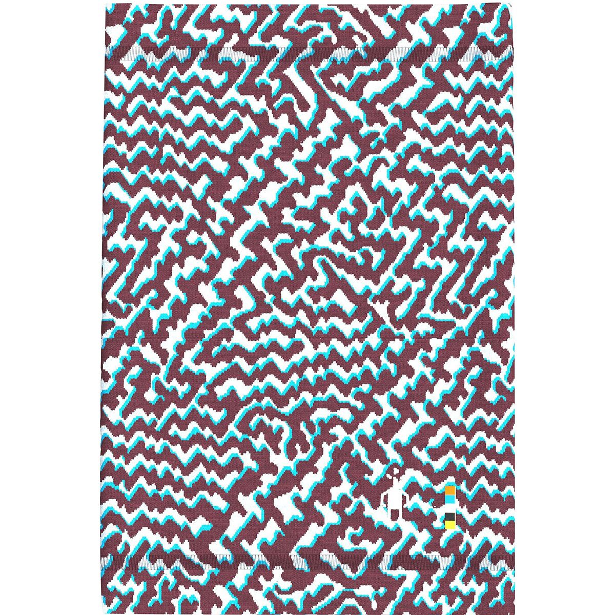 Image of Smartwool Merino 250 Neck Gaiter - Kids' Purple Iris Retro Line, L/XL