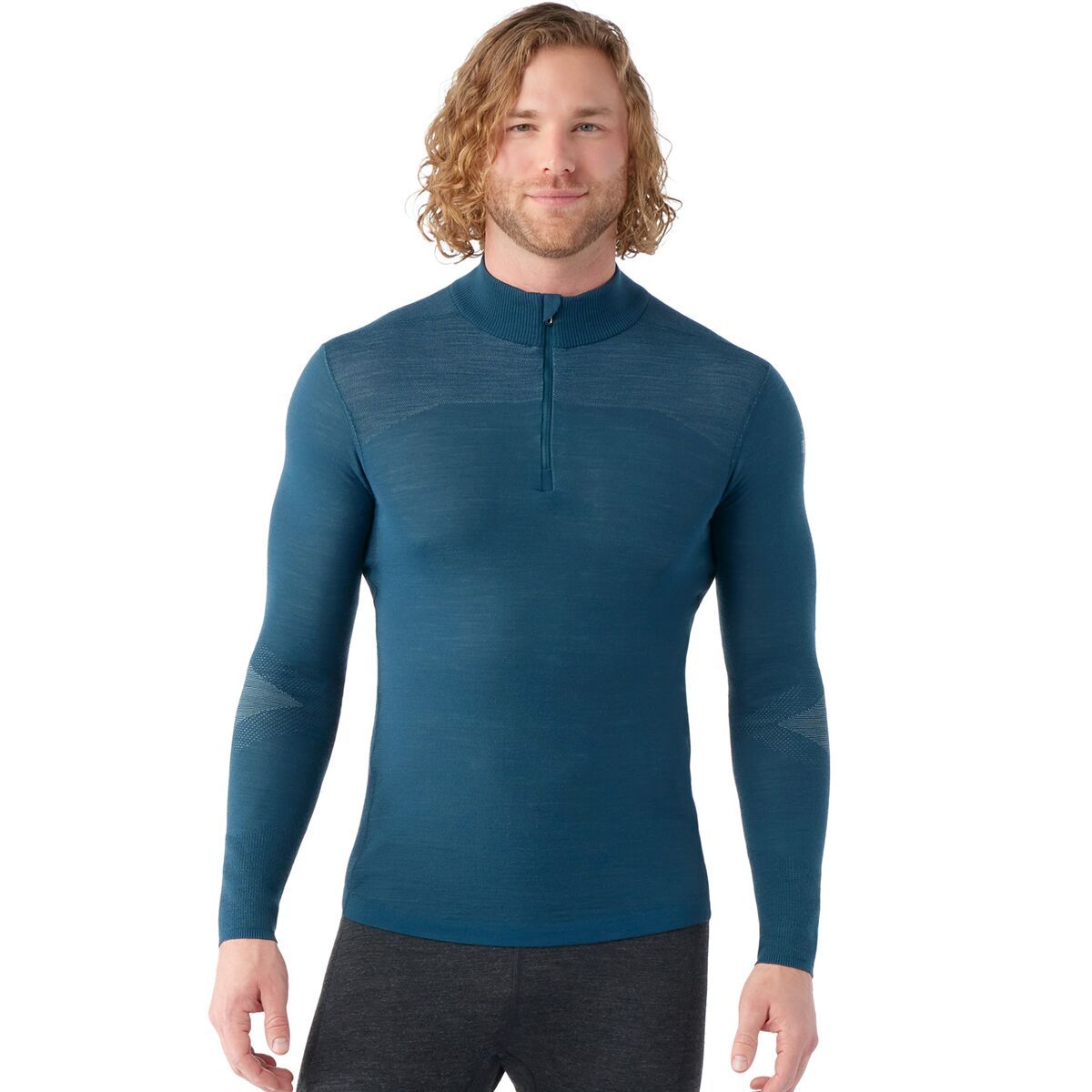 Smartwool Intraknit Merino 200 1/4-Zip Top - Men's Twilight Blue, M