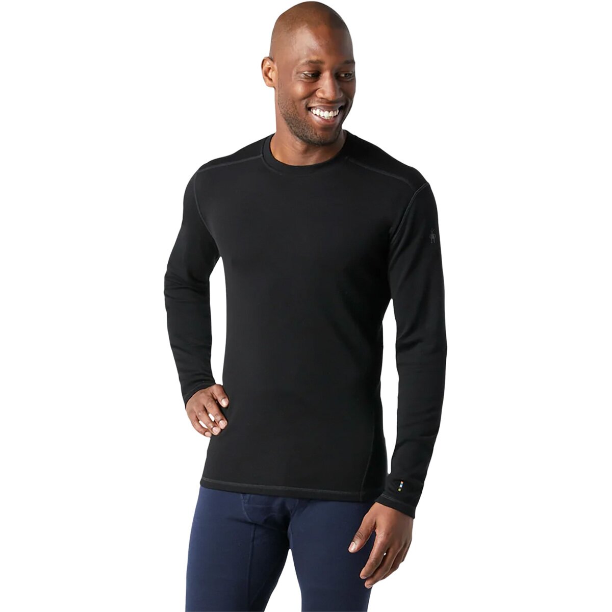 Image of Smartwool Merino 250 Baselayer Crew - Men's Black, L