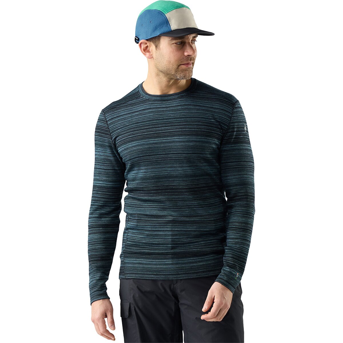 Image of Smartwool Merino 250 Baselayer Crew - Men's Mineral Color Shift, XL