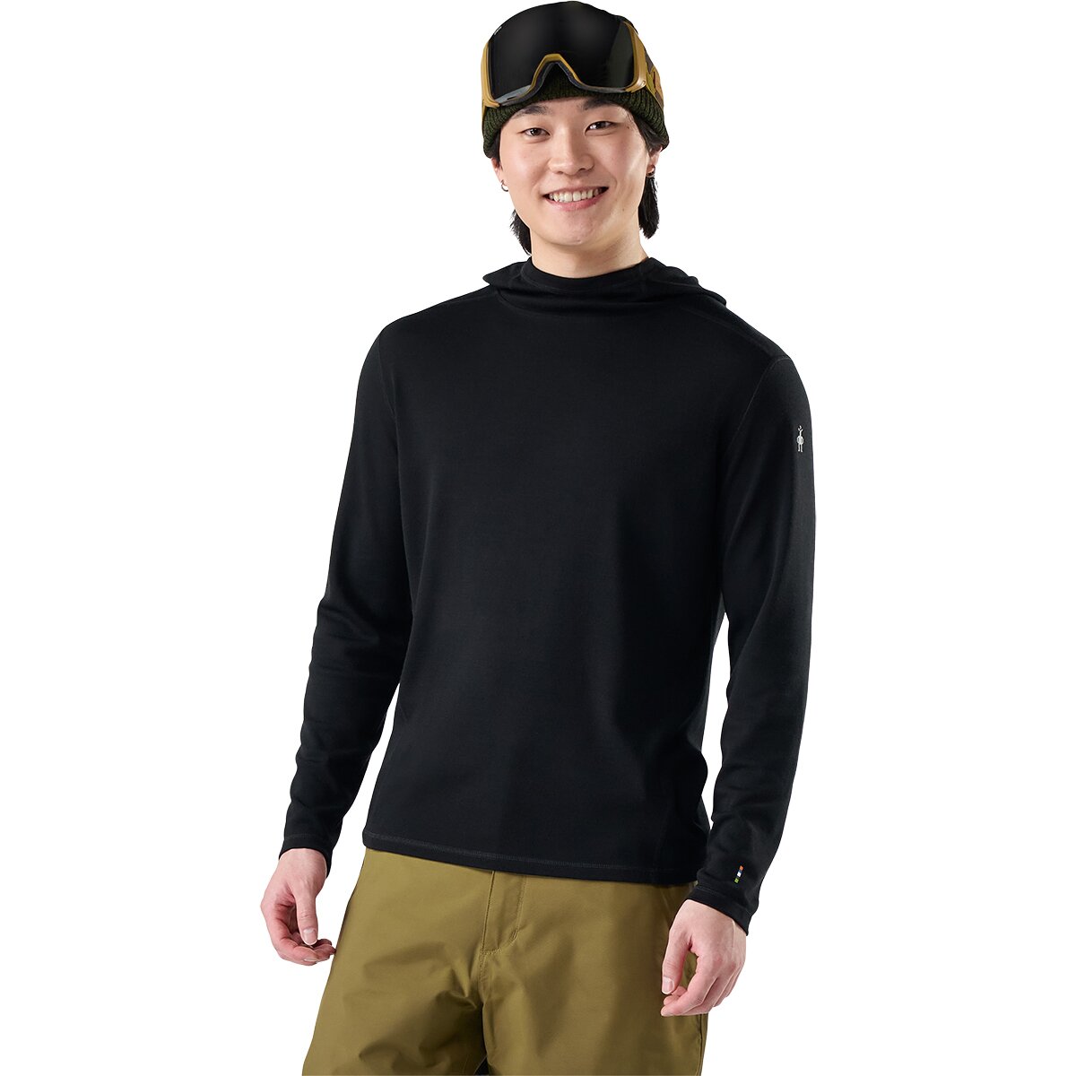 Image of Smartwool Merino 250 Baselayer Hoodie - Men's Black, XL