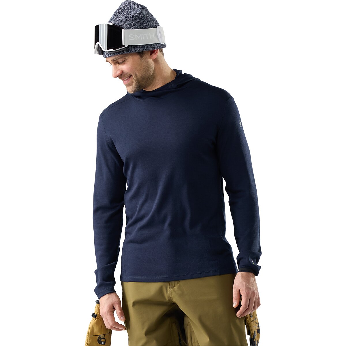 Image of Smartwool Merino 250 Baselayer Hoodie - Men's Deep Navy, S