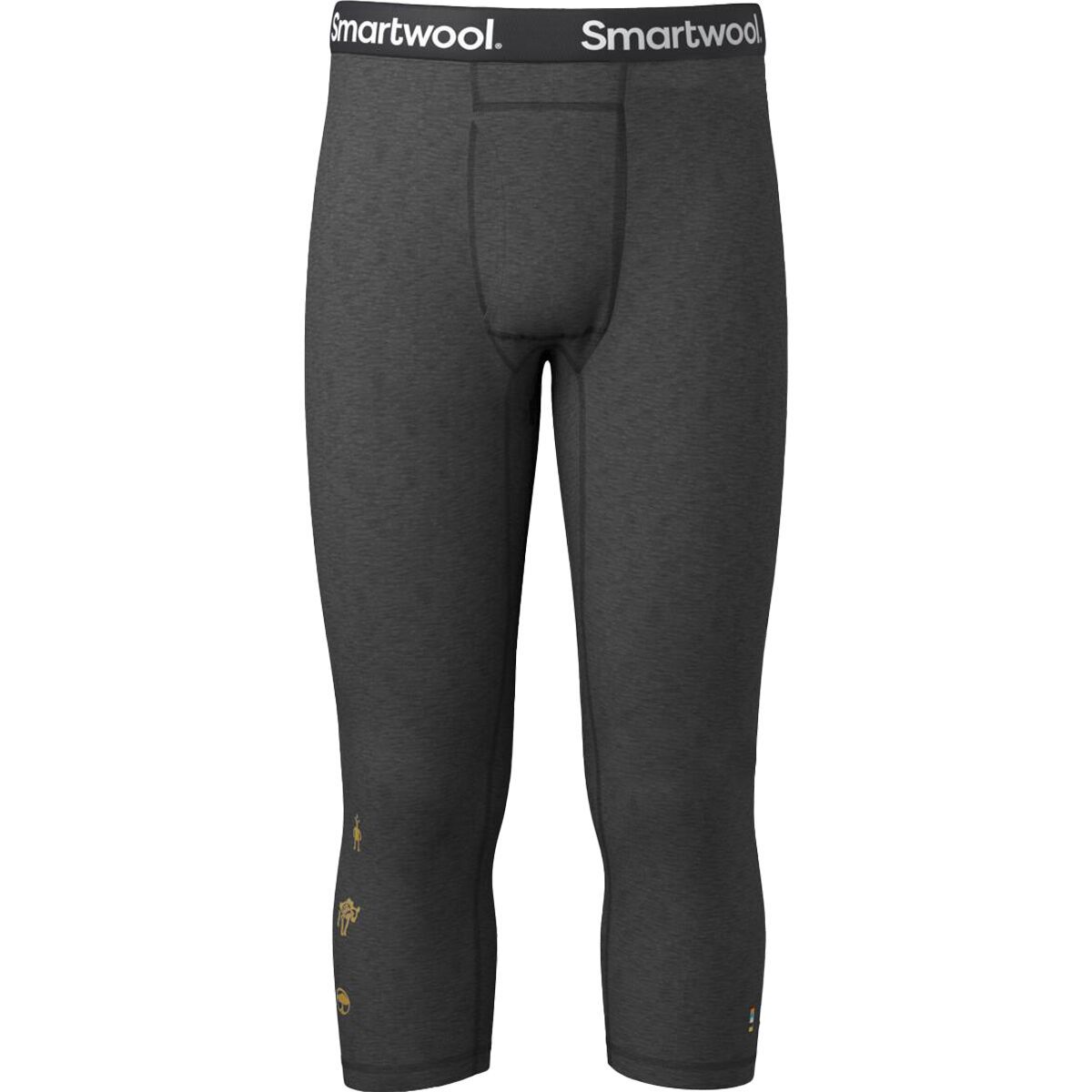 Smartwool Merino 250 3/4 Bottom - Men's Charcoal/Honey Gold, L
