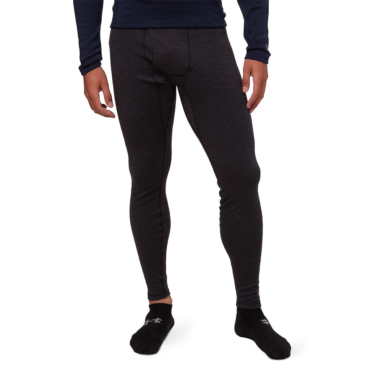 Image of Smartwool Classic Thermal Merino Baselayer Bottom - Men's Charcoal Heather, L