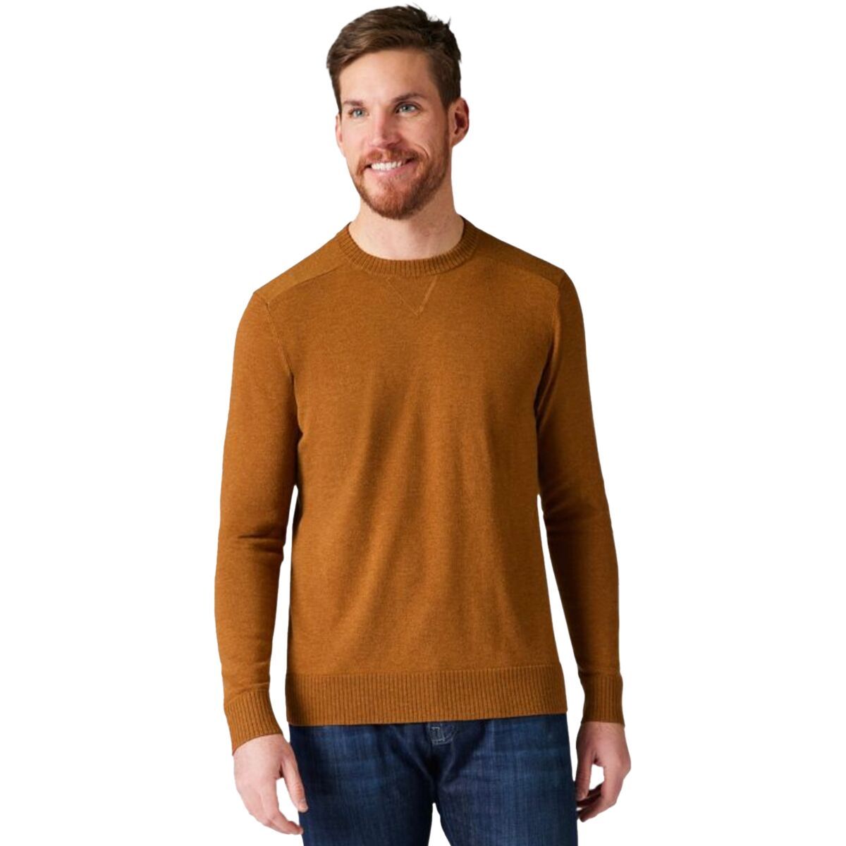 Smartwool Sparwood Crew Sweater - Men's Acorn Heather, M