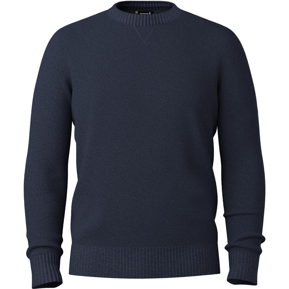 Image of Smartwool Sparwood Crew Sweater - Men's Deep Navy/Nightfall Blue, M