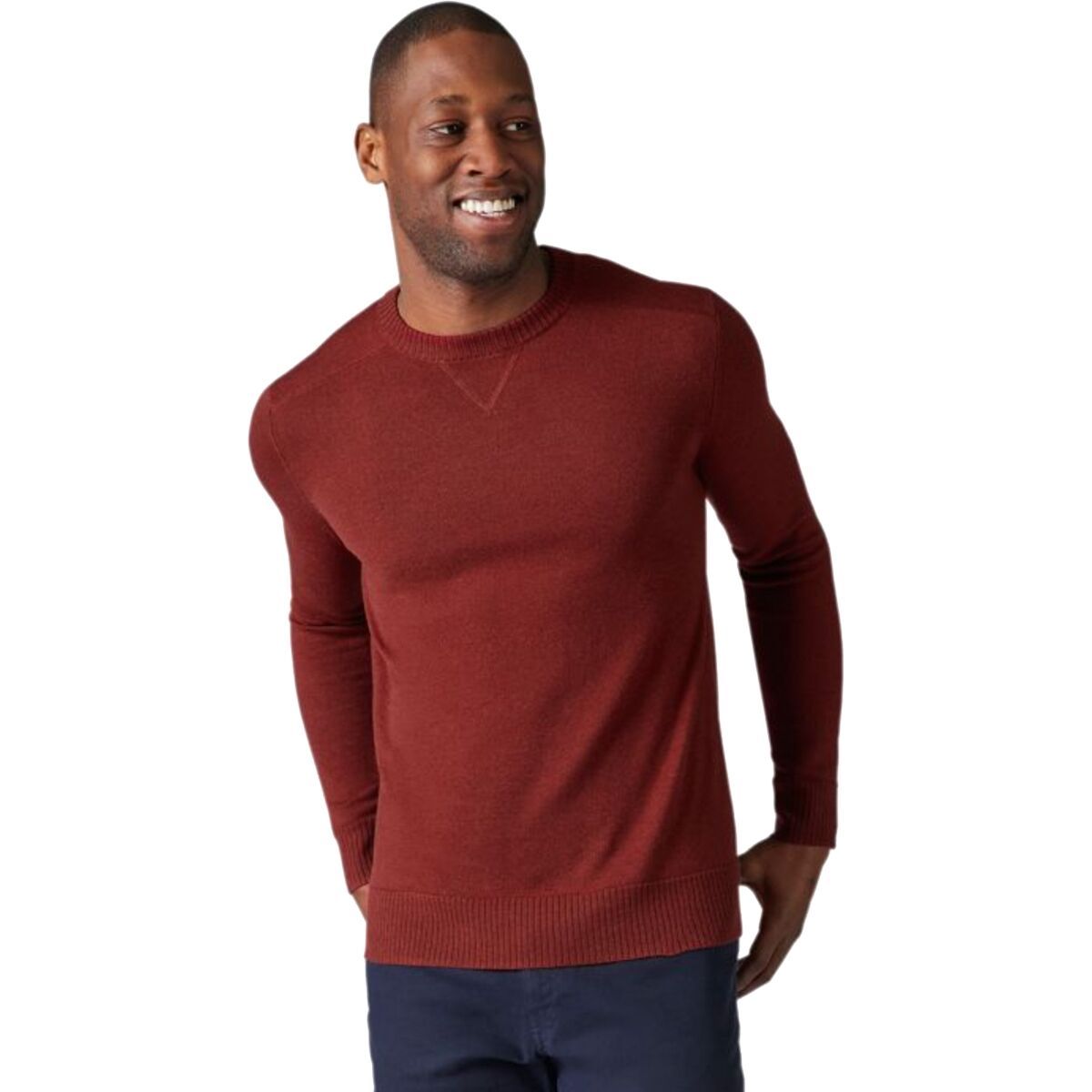 Smartwool Sparwood Crew Sweater - Men's Tibetan Red Heather, S