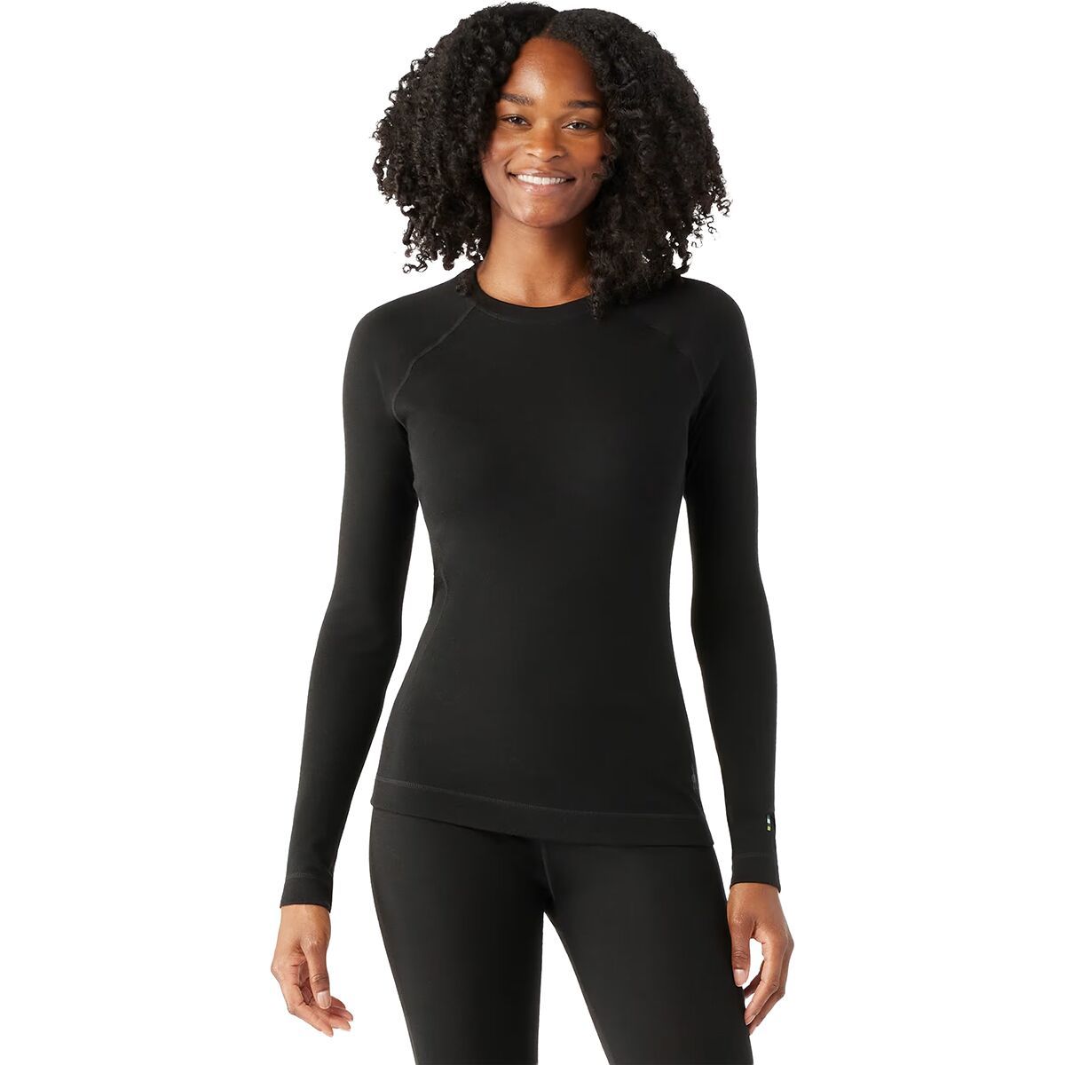 Image of Smartwool Classic Thermal Merino Crew Baselayer - Women's Black, L